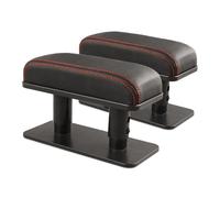car armrest Universal Car Armrest Cushion Pu Leather Elbow Support Mat Main Driver Co-pilot Position Anti-fatigue Armrest Arm for Protective Pad(Red 2pcs)