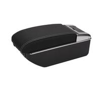 Car Armrests Box Car Armrest Box Central Storage Box For Lada For Granta 2007 2008 2009 2010 2011 2012 2013 2020(B3 Black white 7USB)