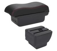 Car Armrests For Mazda 2 For Demio Car Armrest Curved Surface Leather Storage Box Simple Installation Interior Detail