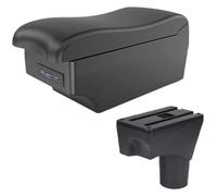 Car Armrests For Nissan For March For Micra K13 MK4 IV For Sunny 2010-2023 Car Armrest Box Storage(A2 Black line7 USB)