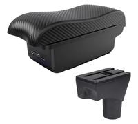 Car Armrests For Nissan For March For Micra K13 MK4 IV For Sunny 2010-2023 Car Armrest Box Storage(B2 black line 3USB)