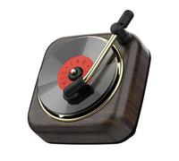 Car Aromatherapy Diffuser - Cartoon Vinyl Record Player Freshener, Compact Dashboard Ornament, Refillable Oil Diffusion System | Creative Fragrance Accessory For Christmas Valentines Day Gif