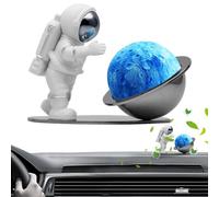 Car Aromatherapy Diffuser, Planet Astronaut Theme Sculpture - Dashboard Decorative Figure and Fragrance Diffuser, for Commuter Travel & All Vehicle Types