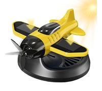 Car Aromatherapy Diffuser, Solar Powered Rotating Car Air Freshener with Airplane Shape, Automotive Interior Accessories for Sedan Pickup Trailers