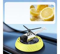 Car Aromatherapy Diffuser Solar Powered with Rotating Helicopter Design for Continuous Fragrance Diffusion and Scent Neutralizing (Green)