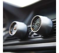 Car Aromatherapy Diffuser with Ambient Light for a Refreshing Driving Experience (Gray red light)