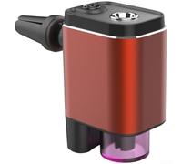 Car Aromatherapy Diffuser with High-Frequency for nano Mist Technology, Metal Housing, Adjustable Vent Attachment, Three Spray Modes, for Fresh Travel and Daily Commute(Red)