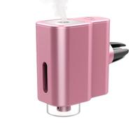 Car Aromatherapy - Metal Car Diffuser | Mini Air Freshener Device, Scent Dispenser Interior System Metal Build, Odor Control Fragrance Solution For Vehicle Cabin During Daily Commute Travel
