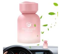 Car Aromatherapy Ornaments,Car Diffusers Decor - 120ml Air Freshener Glass Sleek, Unique Aromatherapy Fragrance Ornament Decor Vent Clip for Car Home