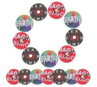 Car Aromatherapy Pads 24pcs Pe Record Player Shape Freshener Tablets