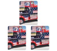 Car Aromatherapy Tablets 4th Of July Patriotic Truck Printed Car Interior Decoration Accessories