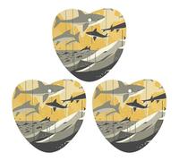 Car Aromatherapy Tablets Car Air Fresheners Shark Silhouette Printed Aromatherapy Tablets