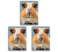 Car Aromatherapy Tablets Cut Guinea Pig Printed Car Interior Decoration Accessories