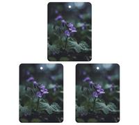 Car Aromatherapy Tablets Flowers Growing Printed Car Interior Decoration Accessories