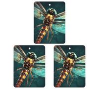 Car Aromatherapy Tablets Flying Dragonfly Printed Car Interior Decoration Accessories