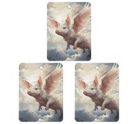 Car Aromatherapy Tablets Flying Pattern Pets Printed Car Interior Decoration Accessories