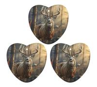 Car Aromatherapy Tablets Hanging Deer Hunting Season Printed Fragrance Freshie Car Air Fresheners