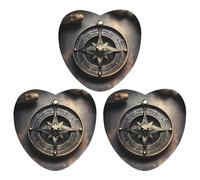 Car Aromatherapy Tablets Hanging Magical Design Norse Runes Compass Printed Fragrance Freshie Car Air Fresheners