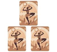Car Aromatherapy Tablets Silhouette of People Printed Car Interior Decoration Accessories