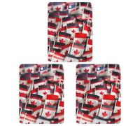 Car Aromatherapy Tablets Small Canadian Flags Printed Car Interior Decoration Accessories