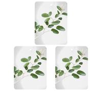 Car Aromatherapy Tablets White Natural Greenery Twig Printed Car Interior Decoration Accessories