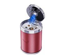 Car Ashtray for BMW Série 5 520i 520d 520e 530i 530d 530e 540i 540d 545e M550i M5 Car Cigarette Ashtray Smokeless Retardant Ashtray Mini Car Trash Can with LED Light,A
