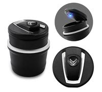 Car Ashtray, for Citroen Berlingo C-Elysee C-Zero Cactus Picasso Aircross Car Cigarette Ash Ashtray Car Cigarettes Ashtrays with Lid Self Extinguishing Ash Tray