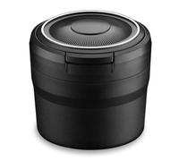 Car Ashtray for Kia Rio (UB) 2011-2017, Portable Smokeless Ash Tray Cup, with Lid LED Light Smokeproof Cylinder Odour Eliminator Detachable Auto Interior Accessories,A-Medium