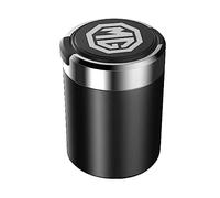 Car Ashtray for MG6 MG7 MG Navigator TF ZS GS GT Automobile Smokeless Portable Multifunctional Ashtray With LED Lights Interior Outdoor Cup Holder Parts,Blackstyle