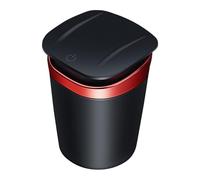 Car Ashtray for TOYOTA C-HR EV 2020-2023, With Flip Lid LED Light Sealed Flame Retardant High Temperature Resistant Large,Red