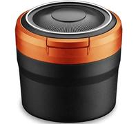 Car Ashtray for Toyota Cruiser Hilux Supra Prius Avalon Venza Auto Ash Trayigarette Portable Flip Lid Stainless Steel Smokeless with Smell Proof