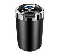 Car Ashtray for Volvo S60 S90L S60L XC60 XC40 V60 V90 EX40, Portable Smokeless Portable Travel Cigarette Holder Automatic LED Light, Sealed, Flame Retardant Detachable Car Ashtrays