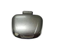 Car Ashtray with LED Light Silver Plastic and Metal 98g