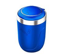 Car Ashtray with Lid for Audi A8 A6 C5 C6 C7 A6 RS6 S6 Portable Leakproof & Smokeless Car Cigarette AshtrayOdor-Resistant Fits Most Cup Holders Internal Accessories Blue Style