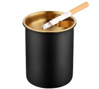 Car Ashtray with Lid, Portable Stainless Steel Smell Proof Ashtray for Car