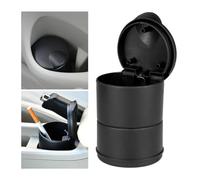 Car Ashtray with Lid, Smell Proof Detachable and Portable Ashtray, Mini Smokeless Ciqarette Ashtray Cup Holder, Auto Dustbin Garbage Trash Can Organizer For SUV, Truck, Office, Home