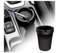 Car Ashtray with Lid Smell Proof,High Grade Detachable Smokeless Ashtray for Car Cup Holder,Multifunctional Car Interior Accessories Portable Ashtray Fits Car Truck SUV Home Office Outdoor