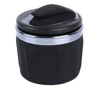 Car Ashtrays perfect for Cup Holder Smell Proof Smokeless Ceramic Inner Wall Portable Car Ashtray with Lid and LED Lights perfect for Travel RV Outdoor Home