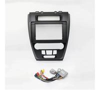 Car Audio 10.1 INCH Screen Fascia Adapter Fit For FORD FUSION 2009-2012 2Din Dash Head Unit MP5 Panel Frame Frame Navigation Fascia Trim(Blcak an cable)