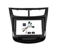 Car Audio 9" Big Screen 2DIN Fascia Frame Adapter Dash Fitting Panel Frame Kit For Chevrolet For Sail 3 2015 2016 2017 CFCKHPTHAZ(Only cord canbus)