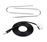 Car Audio AUX Auxiliary Cable, Car Audio AUX Cable with Radio Removal Tools for Cars 149M 58.7Inch Terminals and Harnesses Terminals and Harnesses