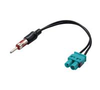 Car Audio Cable Antenna Adaptor Dual Fakra to Din Aerial RF Radio Antenna Adapter for 1 3 5 Series E46 E90 E39 E60 E61