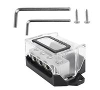 Car Audio Distribution Block - Floor Splitter Unit, Premium Copper Fuse, Stable Voltage Transmission Device, Improved Amplifier Energy Flow Regulator, SUV Van Automotive Stereo