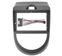 Car Audio Fascia Panel for Kia Soul 2010-2013 9-inch, Radio Navigation Mounting Trim Kit Dashboard Centre Console Replacement Face Plate,Surface frame + wiring harness