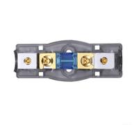 Car Audio Fuse Block 8GA Wire Compatible Silver Finish(60A)