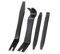 Car Audio Installation Tool Kit, 4-Piece Plastic Pry Bar Set for Dashboard and Interior Trim Removal with Ergonomic Design for Easy Handling by Mechanics and DIY Enthusiasts(black)