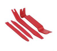 Car Audio Installation Tool Kit, 4-Piece Plastic Pry Bar Set for Dashboard and Interior Trim Removal with Ergonomic Design for Easy Handling by Mechanics and DIY Enthusiasts(red)