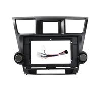 Car Audio Radio Face Plate 2Din DVD Player Panel Dash Mount Kit For TOYOTA For Highlander 2008-2014 10.1"(Frame and cable)