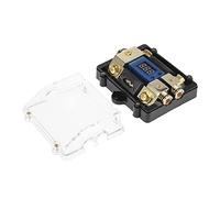 Car Audio Stereo Digital LED Display Fuse Holder ANL with 2 Fuses Distribution Block Protected circuits