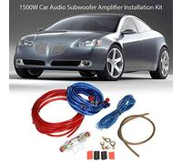Car Audio Subwoofer Amplifier Installation Kit 1200W High Power AMP Wiring Cable Holder Wire Complete Set for Car Stereo System Upgrade